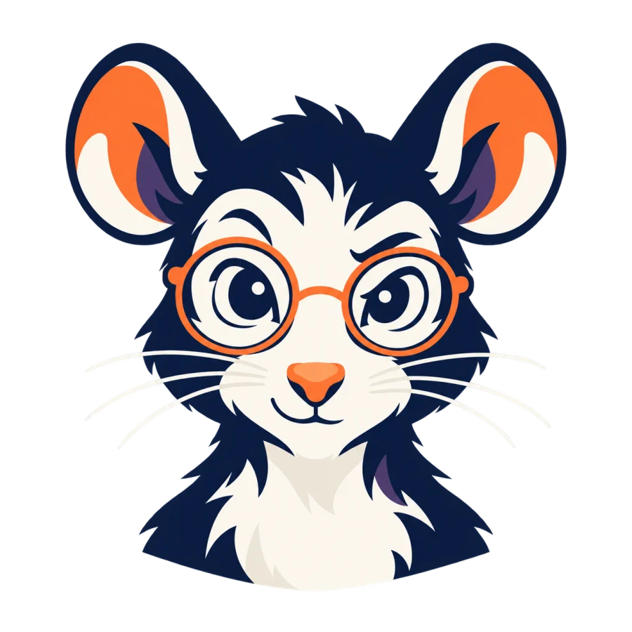 The RCMV rat wearing glasses